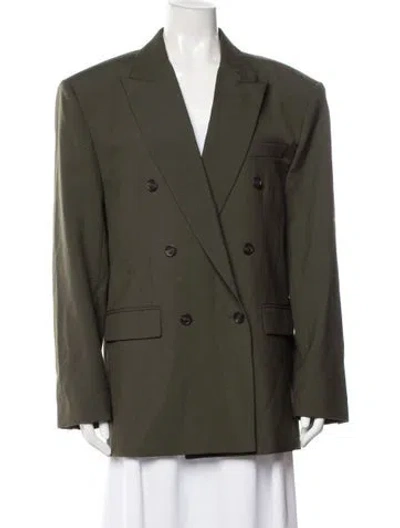 Pre-owned Ronny Kobo Blazer In Green