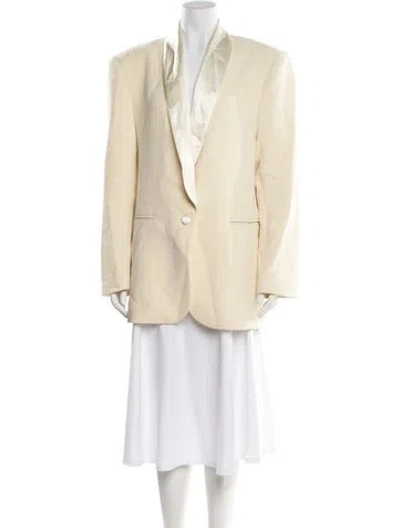 Pre-owned Ronny Kobo Blazer In Neutral