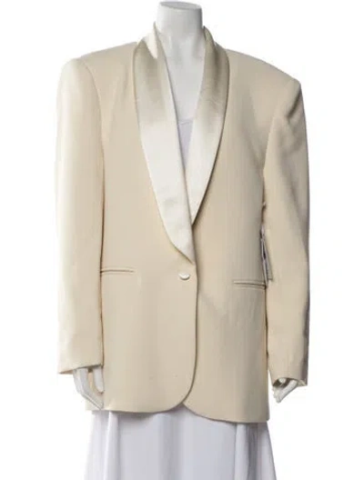 Pre-owned Ronny Kobo Blazer In Neutrals