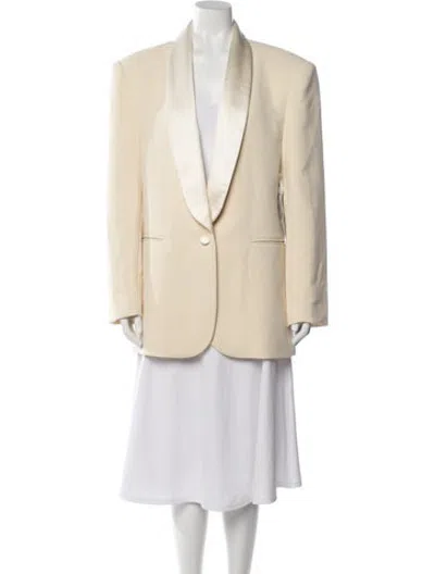 Pre-owned Ronny Kobo Blazer In Neutrals