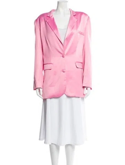Pre-owned Ronny Kobo Blazer In Pink