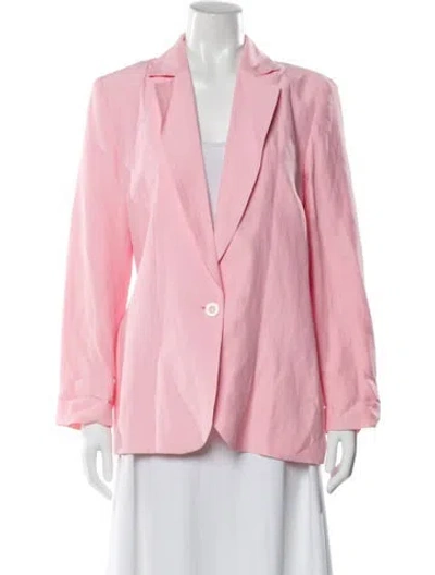 Pre-owned Ronny Kobo Blazer In Pink