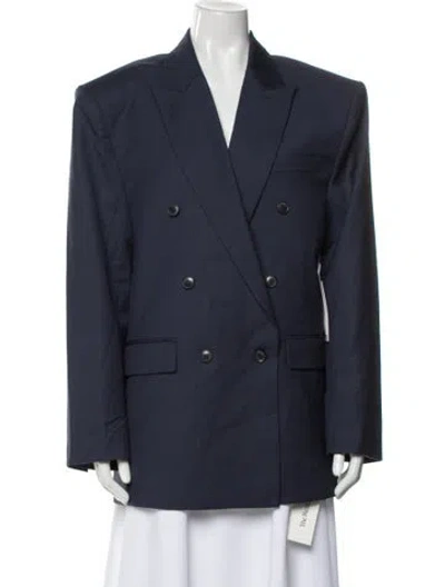Pre-owned Ronny Kobo Blazer W/ Tags In Blue