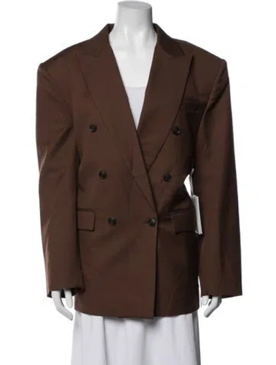 Pre-owned Ronny Kobo Blazer W/ Tags In Brown