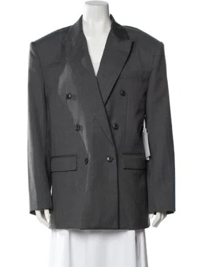 Pre-owned Ronny Kobo Blazer W/ Tags In Gray