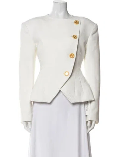 Pre-owned Ronny Kobo Blazer In White