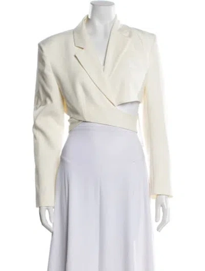Pre-owned Ronny Kobo Blazer In White