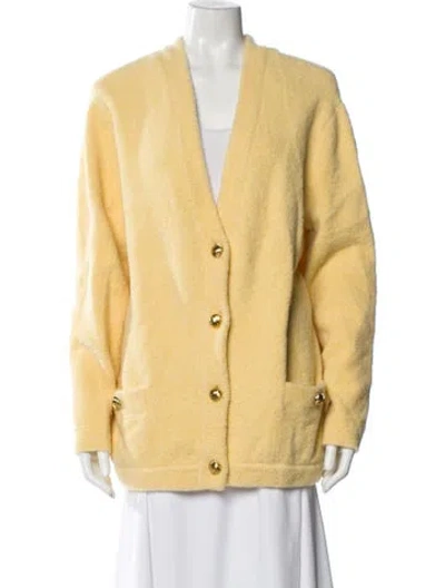 Pre-owned Ronny Kobo Blazer In Yellow