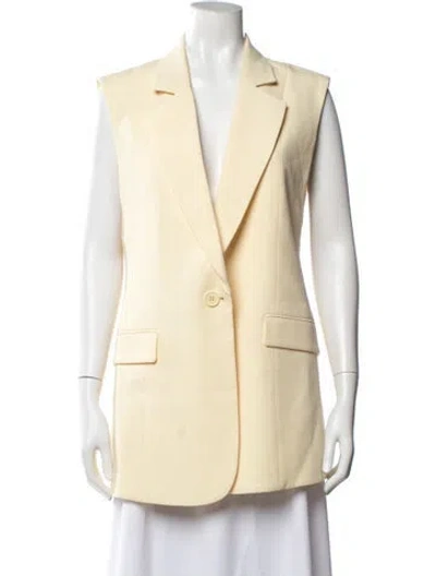 Pre-owned Ronny Kobo Blazer In Yellow