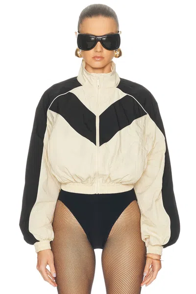 Ronny Kobo Brenton Cropped Jacket In Black