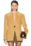 Ronny Kobo Calla Short Coat In Brown