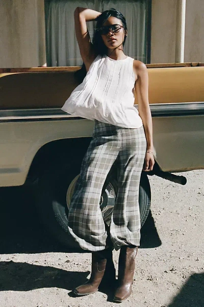 Ronny Kobo Calyx Balloon-leg Pants In Brown