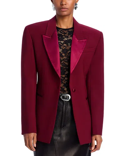 Ronny Kobo Candice Blazer In Red