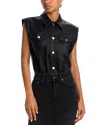 Ronny Kobo Carlyle Bodysuit In Jet Black