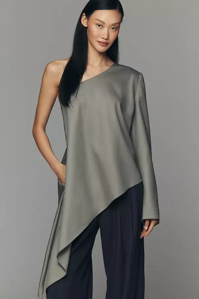 Ronny Kobo Cassidy Off-shoulder Top In Gray