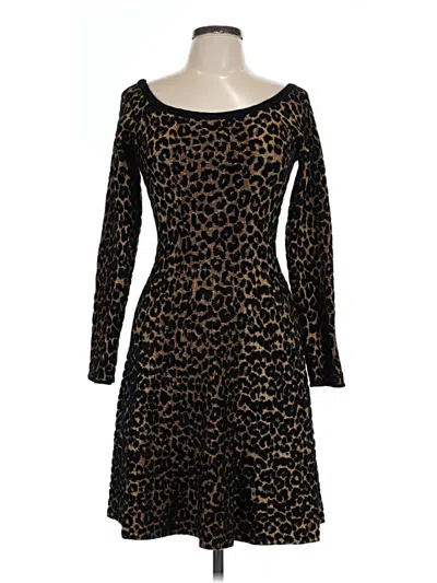 Pre-owned Ronny Kobo Casual Dress In Brown