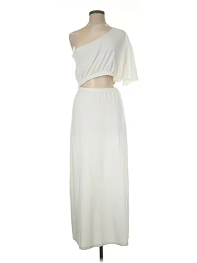 Pre-owned Ronny Kobo Casual Dress In White