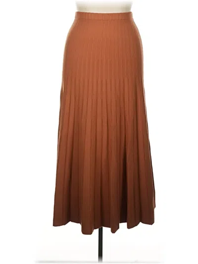 Ronny Kobo Casual Skirt In Brown