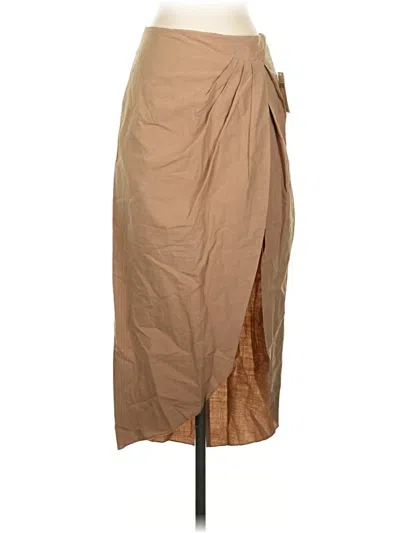 Ronny Kobo Casual Skirt In Tan