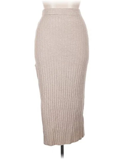 Pre-owned Ronny Kobo Casual Skirt In Tan