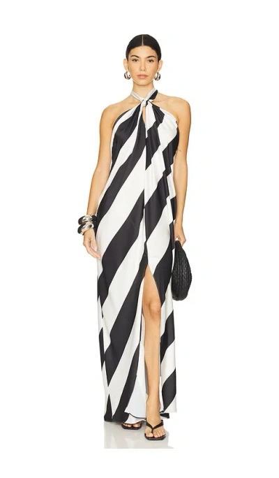 Ronny Kobo Chantell Dress In Black