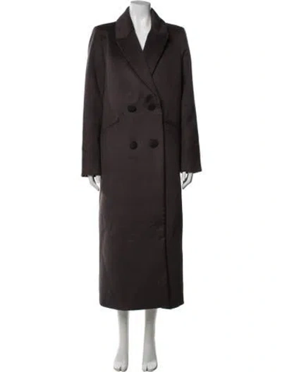 Pre-owned Ronny Kobo Coat In Brown