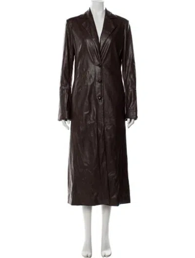 Pre-owned Ronny Kobo Coat W/ Tags In Brown
