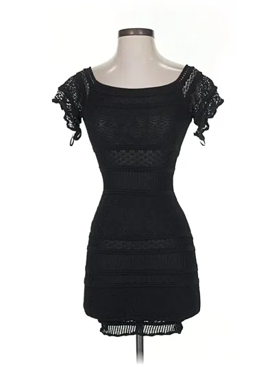 Pre-owned Ronny Kobo Cocktail Dress In Black