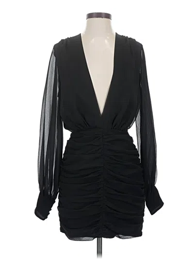 Pre-owned Ronny Kobo Cocktail Dress In Black