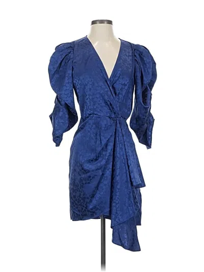 Pre-owned Ronny Kobo Cocktail Dress In Blue