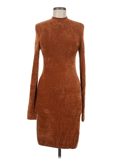 Pre-owned Ronny Kobo Cocktail Dress In Brown