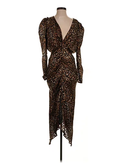 Ronny Kobo Cocktail Dress In Brown