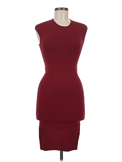 Pre-owned Ronny Kobo Cocktail Dress In Burgundy
