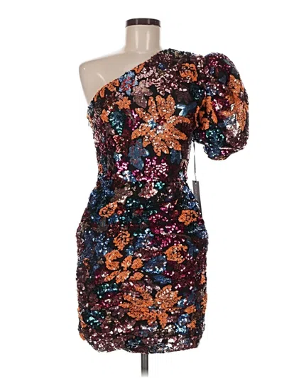 Ronny Kobo Cocktail Dress In Burgundy