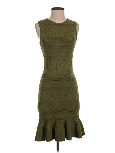 Pre-owned Ronny Kobo Cocktail Dress In Green