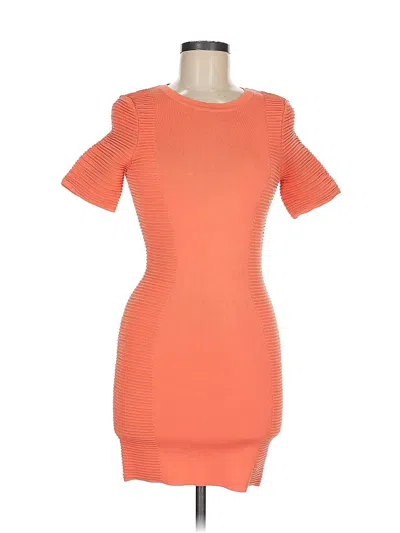 Pre-owned Ronny Kobo Cocktail Dress In Orange