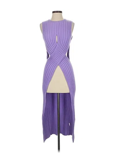 Pre-owned Ronny Kobo Cocktail Dress In Purple