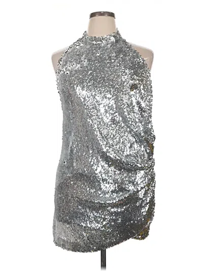 Ronny Kobo Cocktail Dress In Silver