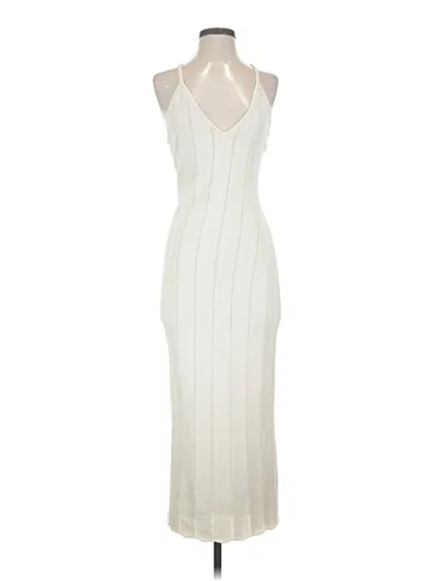 Pre-owned Ronny Kobo Cocktail Dress In White