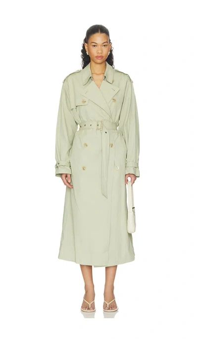 Ronny Kobo Cohen Raincoat In Green