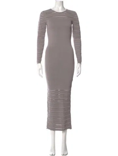 Pre-owned Ronny Kobo Crew Neck Long Dress W/ Tags In Multi
