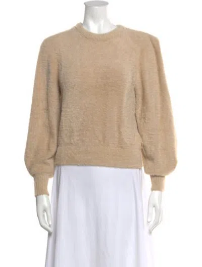Pre-owned Ronny Kobo Crew Neck Long Sleeve Sweatshirt In Neutrals