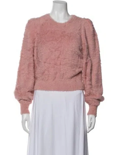 Pre-owned Ronny Kobo Crew Neck Sweater In Pink