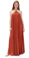 Ronny Kobo Crystal Dress Rust In Black