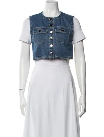 Pre-owned Ronny Kobo Denim Jacket In Blue