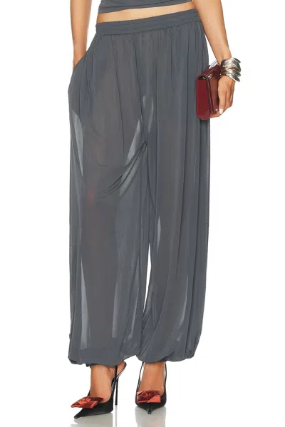 Ronny Kobo Dickens Pant In Charcoal In Gray