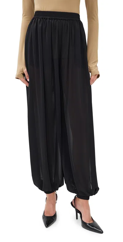 Ronny Kobo Dickens Crepe Pants In Black