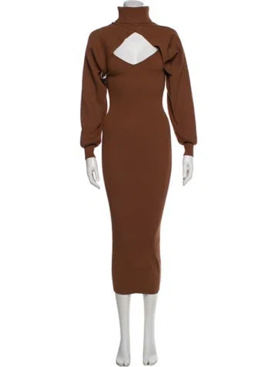 Pre-owned Ronny Kobo Dress Set W/ Tags In Brown