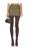 Ronny Kobo Earhart Skirt In Brown
