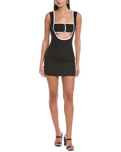 Ronny Kobo Egon Mini Dress In Black